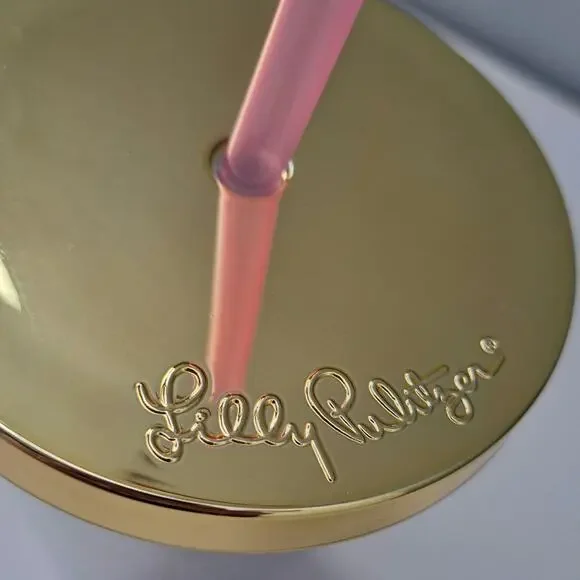 Lilly Pulitzer Honda Classic Printed Tumbler Cup With Lid & Straw - Picture 3 of 8